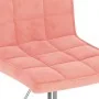 Swivel dining chairs 4 units in pink velvet by , dining chairs - Ref: Foro24-3089294, Price: 198,54 €, Discount: %
