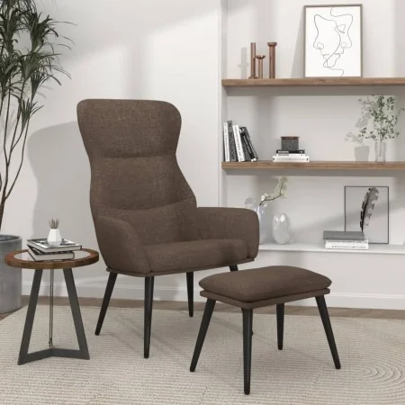 Relax armchair with footrest taupe gray fabric by , Armchairs - Ref: Foro24-3097438, Price: 120,62 €, Discount: %