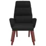 Relaxsessel mit Fußstütze aus schwarzem Stoff von , Sessel - Ref: Foro24-3097569, Preis: 146,70 €, Rabatt: %
