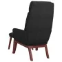 Relax armchair with footrest black fabric by , Armchairs - Ref: Foro24-3097569, Price: 146,70 €, Discount: %