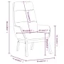 Relaxsessel mit Fußstütze aus schwarzem Stoff von , Sessel - Ref: Foro24-3097569, Preis: 146,70 €, Rabatt: %