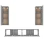 4-teiliges TV-Möbelset Sperrholz Sonoma grau von , TV-Möbel - Ref: Foro24-3114204, Preis: 150,21 €, Rabatt: %