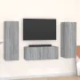3-teiliges TV-Möbelset Sperrholz Sonoma grau von , TV-Möbel - Ref: Foro24-3120234, Preis: 114,71 €, Rabatt: %
