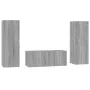 3-teiliges TV-Möbelset Sperrholz Sonoma grau von , TV-Möbel - Ref: Foro24-3120234, Preis: 114,71 €, Rabatt: %