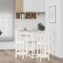 Set de bar 5 piezas madera maciza de pino blanco de , muebles para cocinas y comedores - Ref: Foro24-3124743, Precio: 279,04 ...