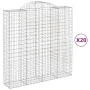 Gabion baskets 20 pcs arch shape iron 200x50x200/220cm by , Pots and planters - Ref: Foro24-3146440, Price: 2,00 €, Discount: %