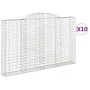 Gabionenkörbe 10 Stück Bogenform Eisen 300x30x180/200cm von , Töpfe und Pflanzgefäße - Ref: Foro24-3146601, Preis: 1,00 €, Ra...