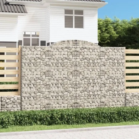 Gabion baskets 11 pcs arch shape iron 300x50x200/220cm by , Pots and planters - Ref: Foro24-3146800, Price: 2,00 €, Discount: %