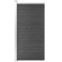 Panel de valla WPC negro 95x186 cm de vidaXL, Paneles de vallas - Ref: Foro24-148979, Precio: 156,17 €, Descuento: %