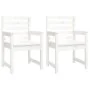 11-piece garden dining set solid pine white wood by , Garden sets - Ref: Foro24-3154720, Price: 954,61 €, Discount: %