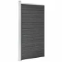 Panel de valla WPC negro 95x186 cm de vidaXL, Paneles de vallas - Ref: Foro24-148979, Precio: 156,17 €, Descuento: %