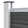 Panel de valla WPC negro 95x186 cm de vidaXL, Paneles de vallas - Ref: Foro24-148979, Precio: 156,17 €, Descuento: %