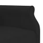 L-förmiges Schlafsofa aus schwarzem Samt 271x140x70 cm von , Sofas - Ref: Foro24-3157279, Preis: 427,84 €, Rabatt: %