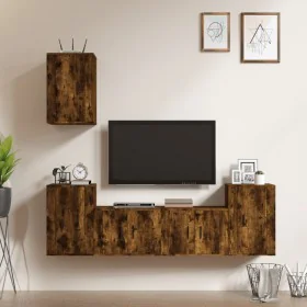 TV-Möbelset 5-teilig geräuchertes Eichensperrholz von , TV-Möbel - Ref: Foro24-3188571, Preis: 180,04 €, Rabatt: %