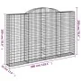 Cestas de gaviones 7 uds forma de arco hierro 300x30x180/200 cm de , Maceteros y jardineras - Ref: Foro24-3146598, Precio: 1,...