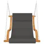 Schaukelstuhl ohne Gestell mit Kissen aus massivem gebogenem Holz von , Gartenwippen - Ref: Foro24-313942, Preis: 205,13 €, R...