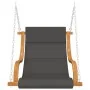 Swing chair without structure with cushion solid curved wood by , Garden rockers - Ref: Foro24-313942, Price: 205,13 €, Disco...