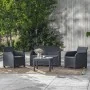 Keter Rosalie graphite garden table by , Garden tables - Ref: Foro24-441304, Price: 42,62 €, Discount: %