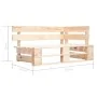 6 pcs pallet furniture and impregnated pine wood cushions by , Garden sets - Ref: Foro24-3066969, Price: 503,76 €, Discount: %
