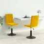 Senfgelbe drehbare Esszimmerstühle aus Samt 2 Stück von , Essstühle - Ref: Foro24-335748, Preis: 123,54 €, Rabatt: %