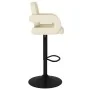 Taburetes de cocina 2 unidades tela crema de , Taburetes de cocina - Ref: Foro24-335619, Precio: 166,38 €, Descuento: %