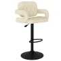 Taburetes de cocina 2 unidades tela crema de , Taburetes de cocina - Ref: Foro24-335619, Precio: 166,38 €, Descuento: %