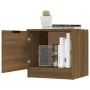 Bedside tables 2 units brown oak color 40x39x40 cm by , Nightstands - Ref: Foro24-817032, Price: 57,22 €, Discount: %