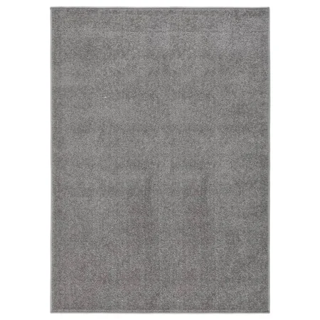 Alfombra de pelo corto gris 140x200 cm de , Alfombras - Ref: Foro24-340316, Precio: 70,80 €, Descuento: %