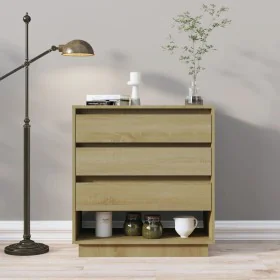 Sonoma oak plywood sideboard 70x41x75 cm by , Sideboards - Ref: Foro24-809551, Price: 70,69 €, Discount: %
