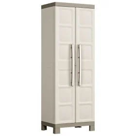 Keter Multipurpose storage cabinet Excellence beige and taupe 182 cm by , Lockers and storage cabinets - Ref: Foro24-46641, P...