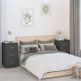 Bedside tables 2 pcs solid pine wood gray 40x40x75 cm by , Nightstands - Ref: Foro24-818340, Price: 185,36 €, Discount: %