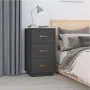 Bedside tables 2 pcs solid pine wood gray 40x40x75 cm by , Nightstands - Ref: Foro24-818340, Price: 185,36 €, Discount: %