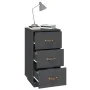 Bedside tables 2 pcs solid pine wood gray 40x40x75 cm by , Nightstands - Ref: Foro24-818340, Price: 185,36 €, Discount: %