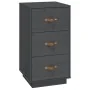 Bedside tables 2 pcs solid pine wood gray 40x40x75 cm by , Nightstands - Ref: Foro24-818340, Price: 185,36 €, Discount: %