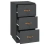 Bedside tables 2 pcs solid pine wood gray 40x40x75 cm by , Nightstands - Ref: Foro24-818340, Price: 185,36 €, Discount: %