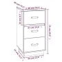 Bedside tables 2 pcs solid pine wood gray 40x40x75 cm by , Nightstands - Ref: Foro24-818340, Price: 185,36 €, Discount: %