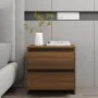 Mesita de noche madera ingeniería marrón roble 45x34,5x44,5 cm de , Mesitas de noche - Ref: Foro24-813042, Precio: 42,92 €, D...