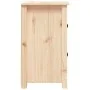 Solid pine wood bedside table 40x35x61.5 cm by , Nightstands - Ref: Foro24-820946, Price: 58,54 €, Discount: %