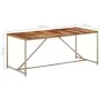 Esstisch aus Massivholz 180x90x76 cm von , Küchen- und Esstische - Ref: Foro24-286335, Preis: 206,72 €, Rabatt: %