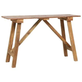 Console table made of mixed recycled wood 130x40x80 cm by , Side tables - Ref: Foro24-283916, Price: 205,48 €, Discount: %