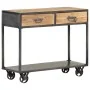 Solid recycled wood console table 90x35x74 cm by , Side tables - Ref: Foro24-323516, Price: 207,15 €, Discount: %