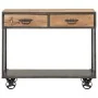 Solid recycled wood console table 90x35x74 cm by , Side tables - Ref: Foro24-323516, Price: 207,15 €, Discount: %