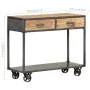 Solid recycled wood console table 90x35x74 cm by , Side tables - Ref: Foro24-323516, Price: 207,15 €, Discount: %
