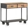 Solid recycled wood console table 90x35x74 cm by , Side tables - Ref: Foro24-323516, Price: 207,15 €, Discount: %