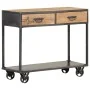 Solid recycled wood console table 90x35x74 cm by , Side tables - Ref: Foro24-323516, Price: 207,15 €, Discount: %