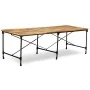 Solid mango wood dining table 240 cm by , Kitchen and dining tables - Ref: Foro24-243992, Price: 502,02 €, Discount: %