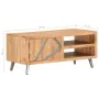 Mesa de centro de madera maciza de acacia 90x45x40cm de , Mesas de centro - Ref: Foro24-286548, Precio: 267,23 €, Descuento: %