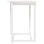 High bar table solid pine wood white 80x80x110 cm by , Kitchen and dining tables - Ref: Foro24-822183, Price: 104,74 €, Disco...