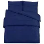 Bettbezug-Set aus blauer Baumwolle 240x220 cm von , Bettbezüge - Ref: Foro24-136144, Preis: 30,29 €, Rabatt: %