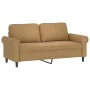 Set of sofas with cushions 3 pieces brown velvet by , Sofas - Ref: Foro24-3202247, Price: 535,55 €, Discount: %